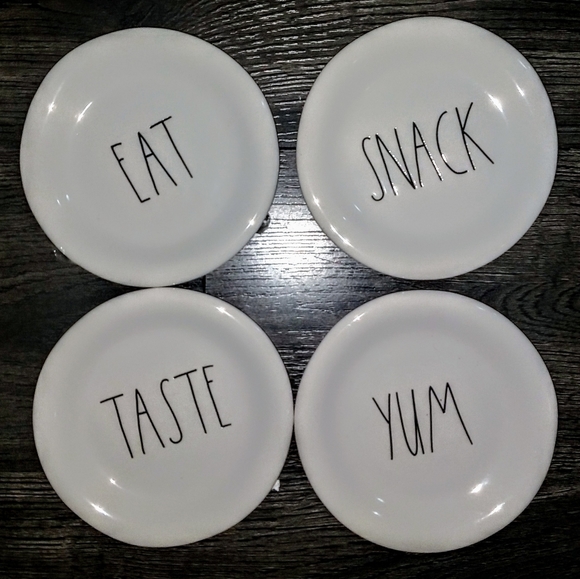 rae dunn appetizer plates